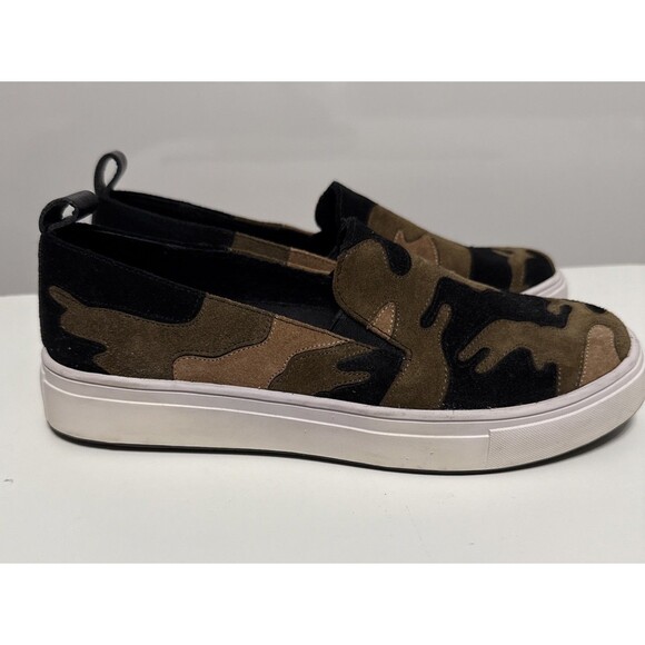 Sanctuary Womens 6.5 Sneakers Dashing Camouflage Shoes Camo Black Avocado Acorn - Picture 5 of 11